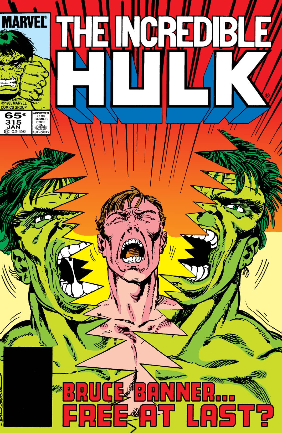 The Incredible Hulk #315 cover