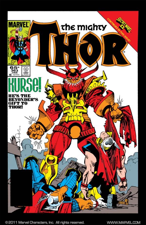 Thor #363 cover