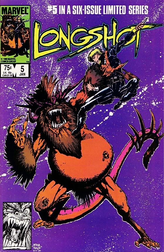 Longshot #5 cover