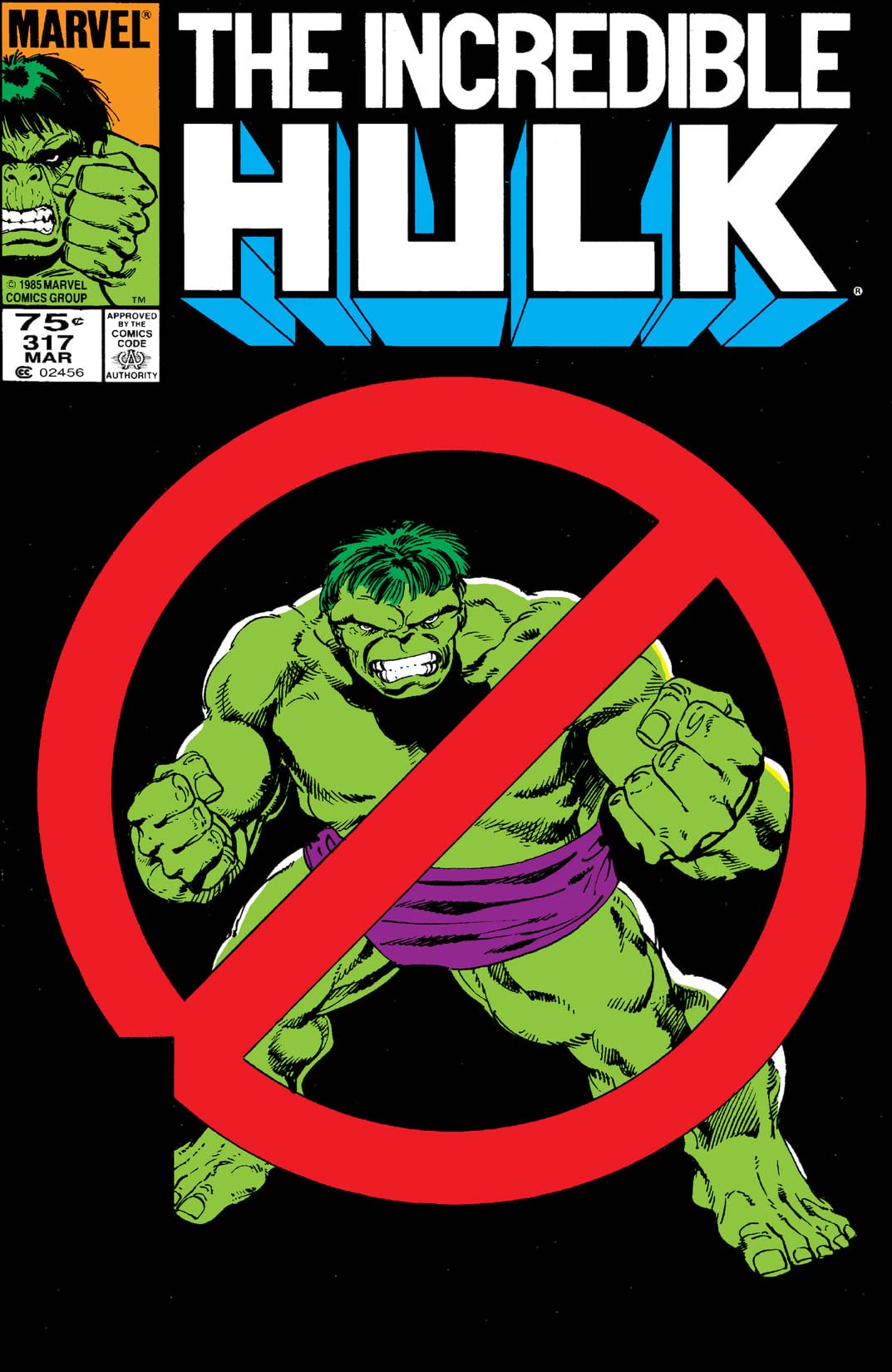 The Incredible Hulk #317 cover