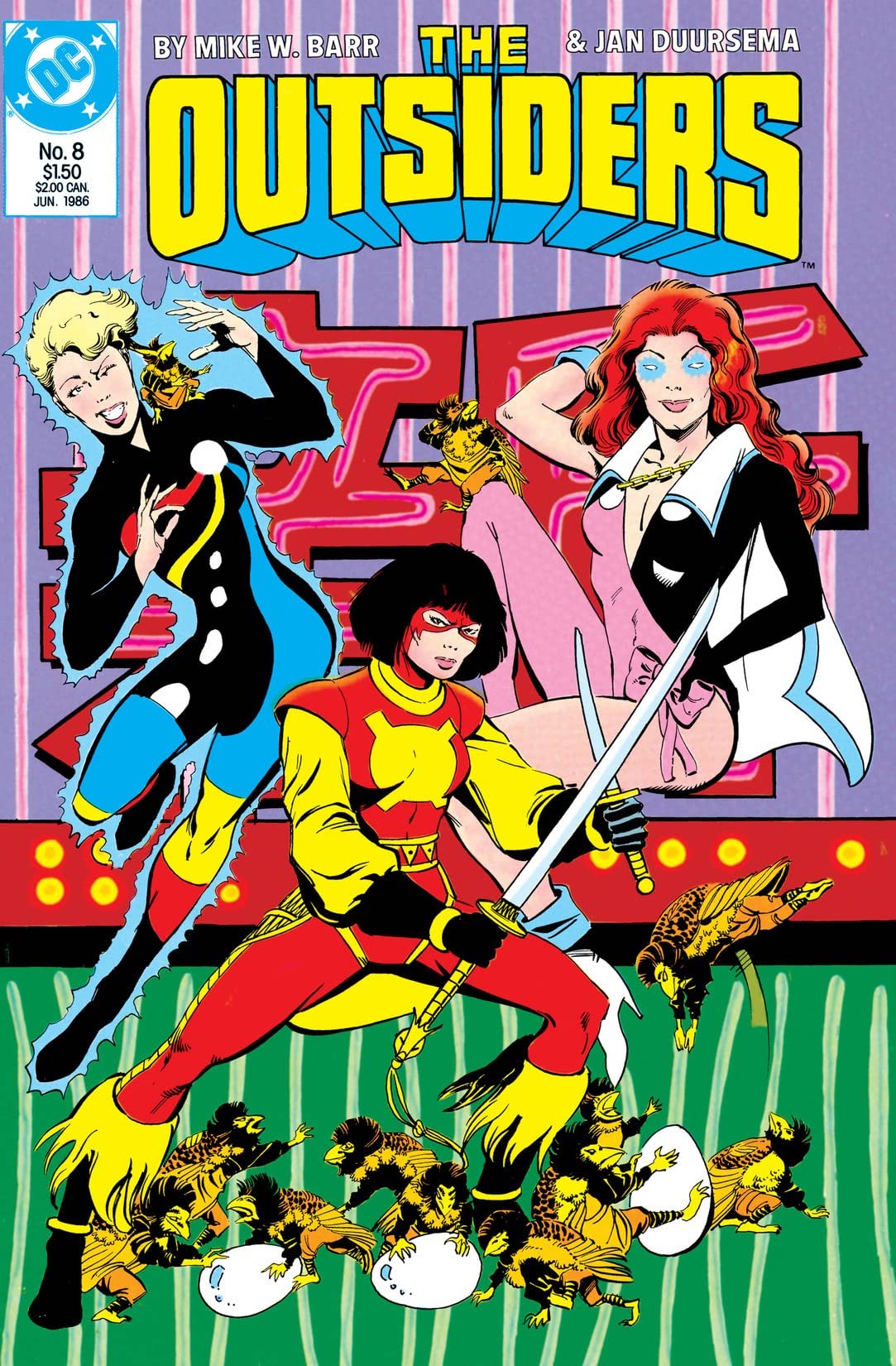 The Outsiders #8 cover