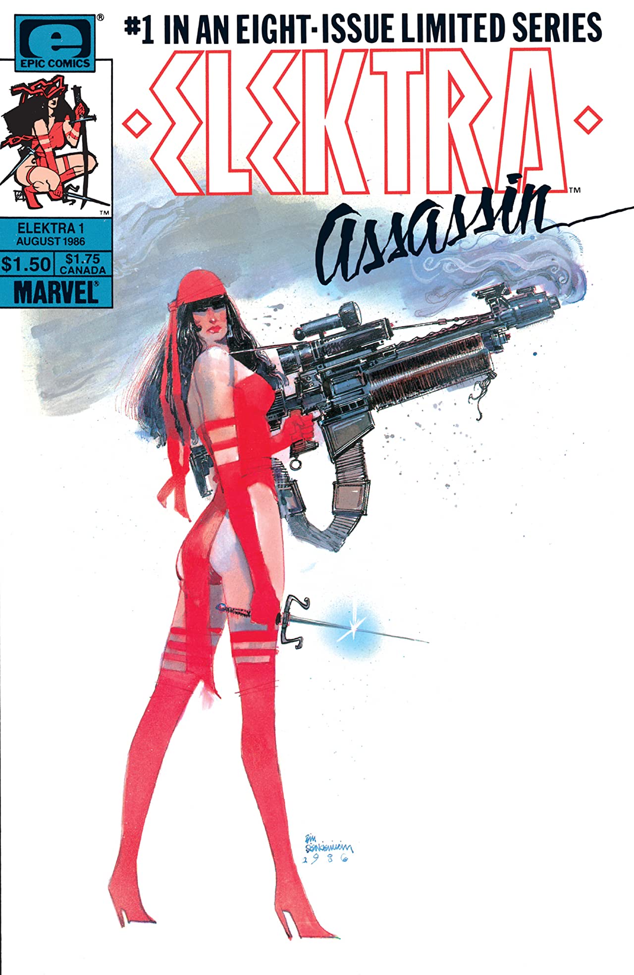 Elektra: Assassin #1 cover