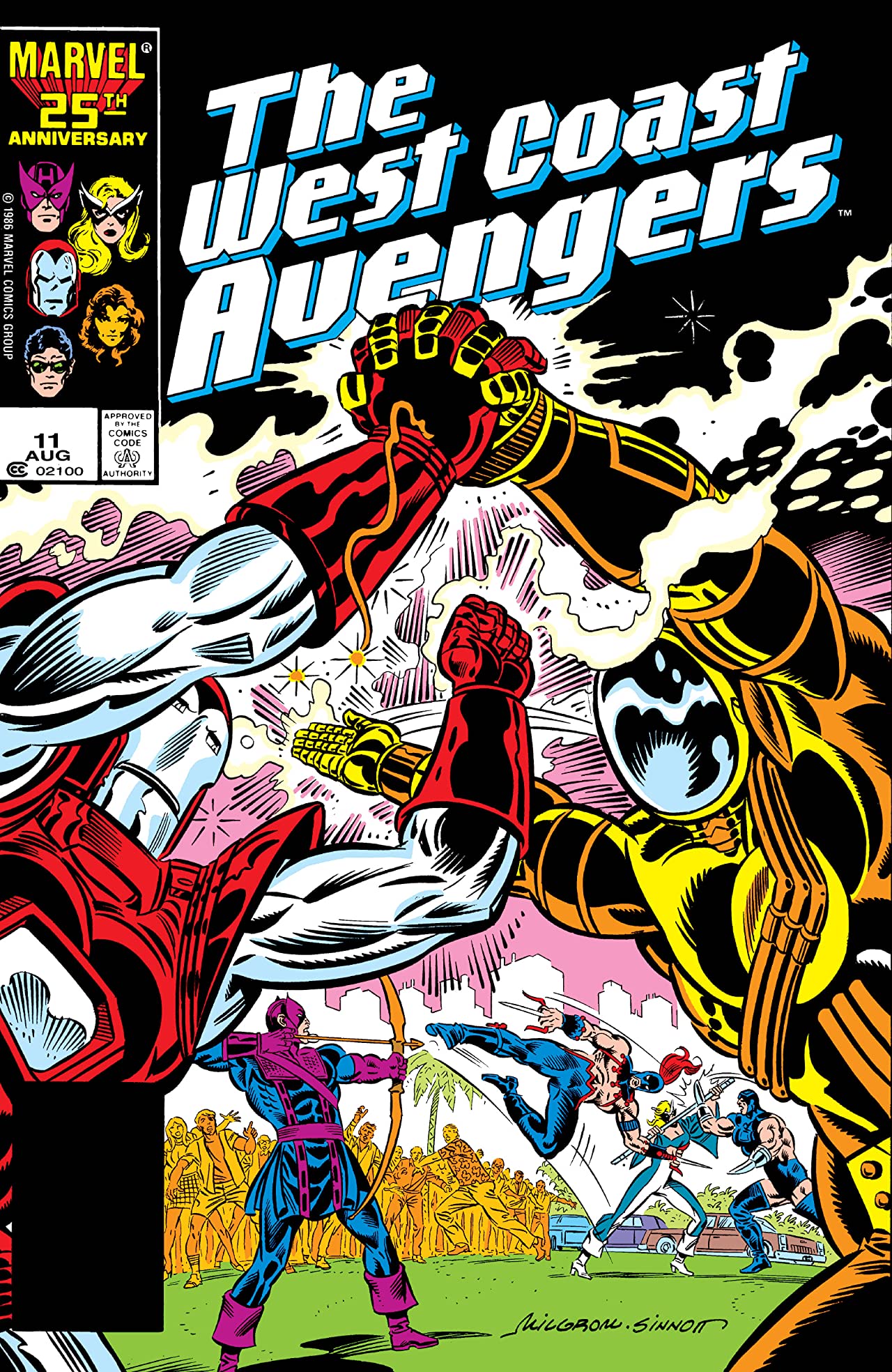 West Coast Avengers #11 cover