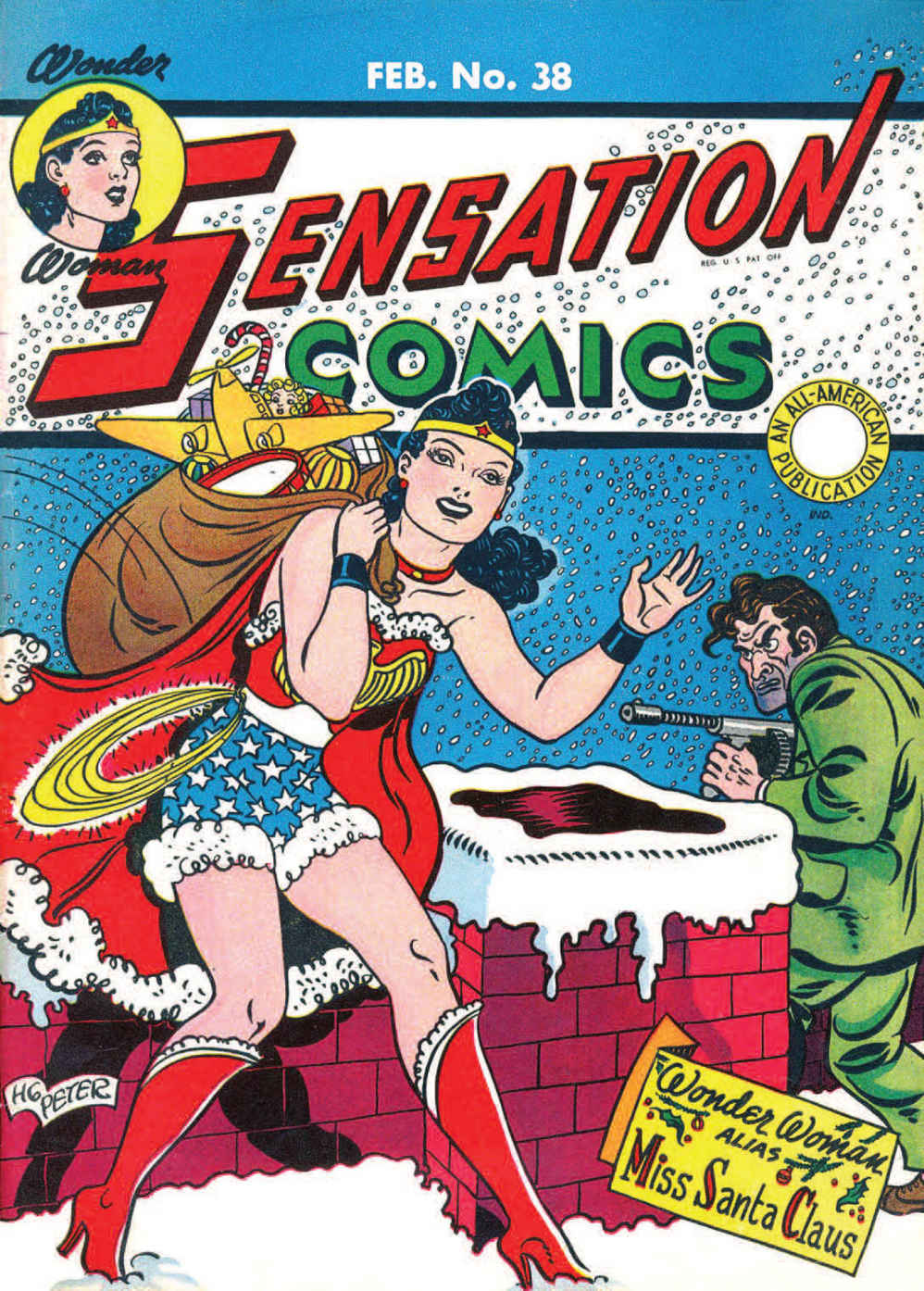 Sensation Comics #38 cover