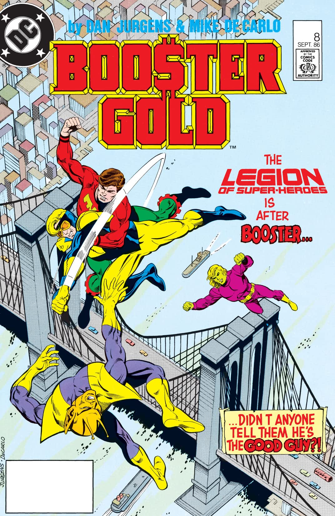 Booster Gold #8 cover