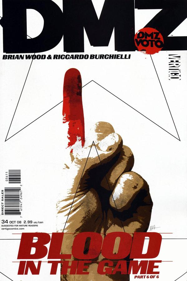 DMZ #34 cover