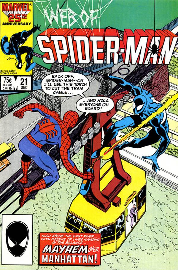 Web of Spider-Man #21 cover