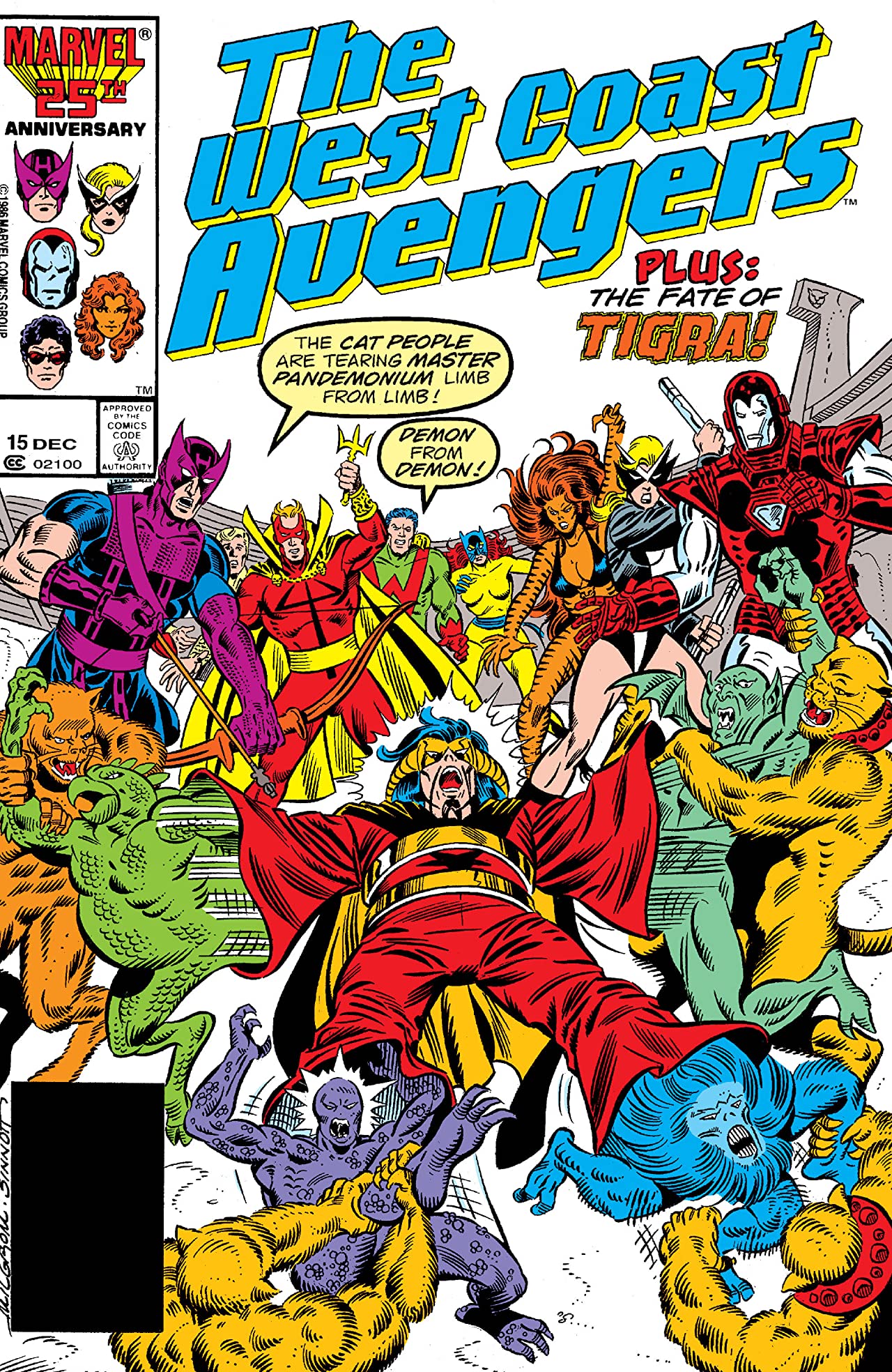 West Coast Avengers #15 cover