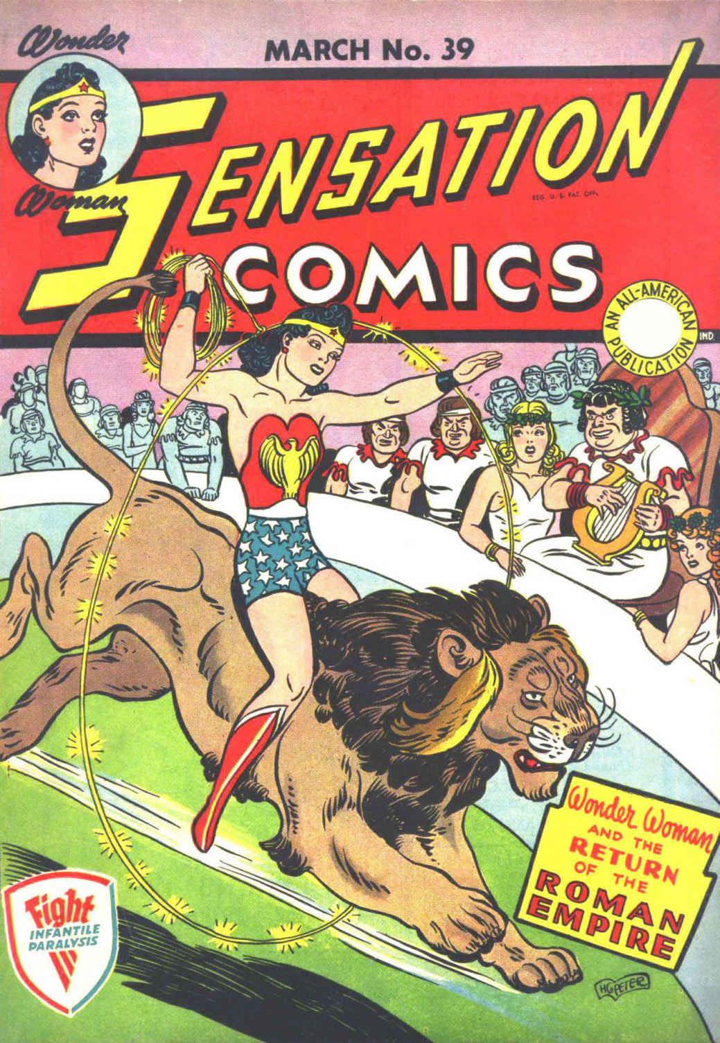 Sensation Comics #39 cover