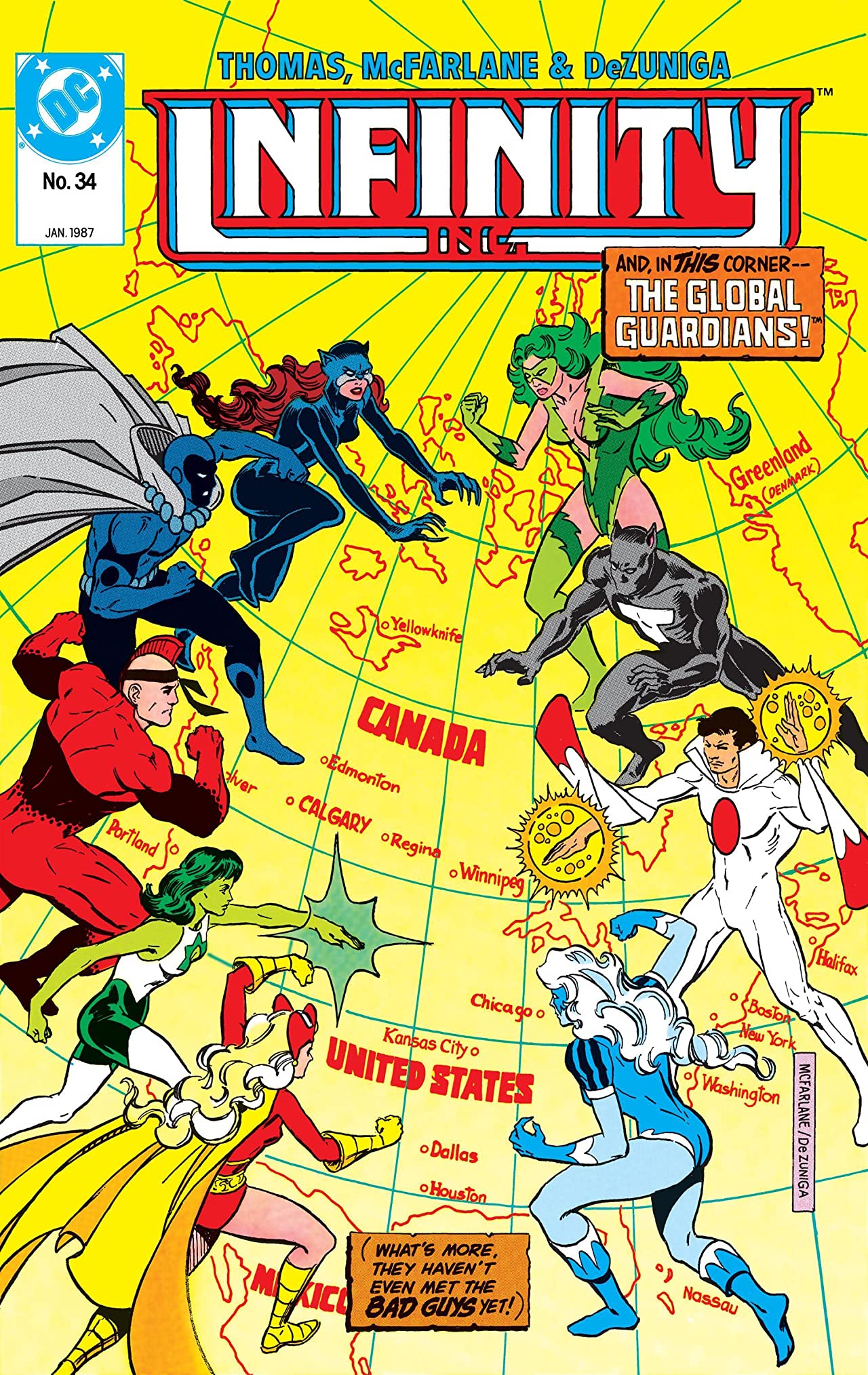 Infinity, Inc. #34 cover
