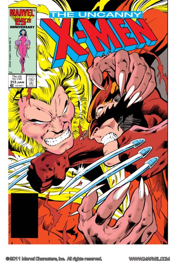 The Uncanny X-Men #213 cover