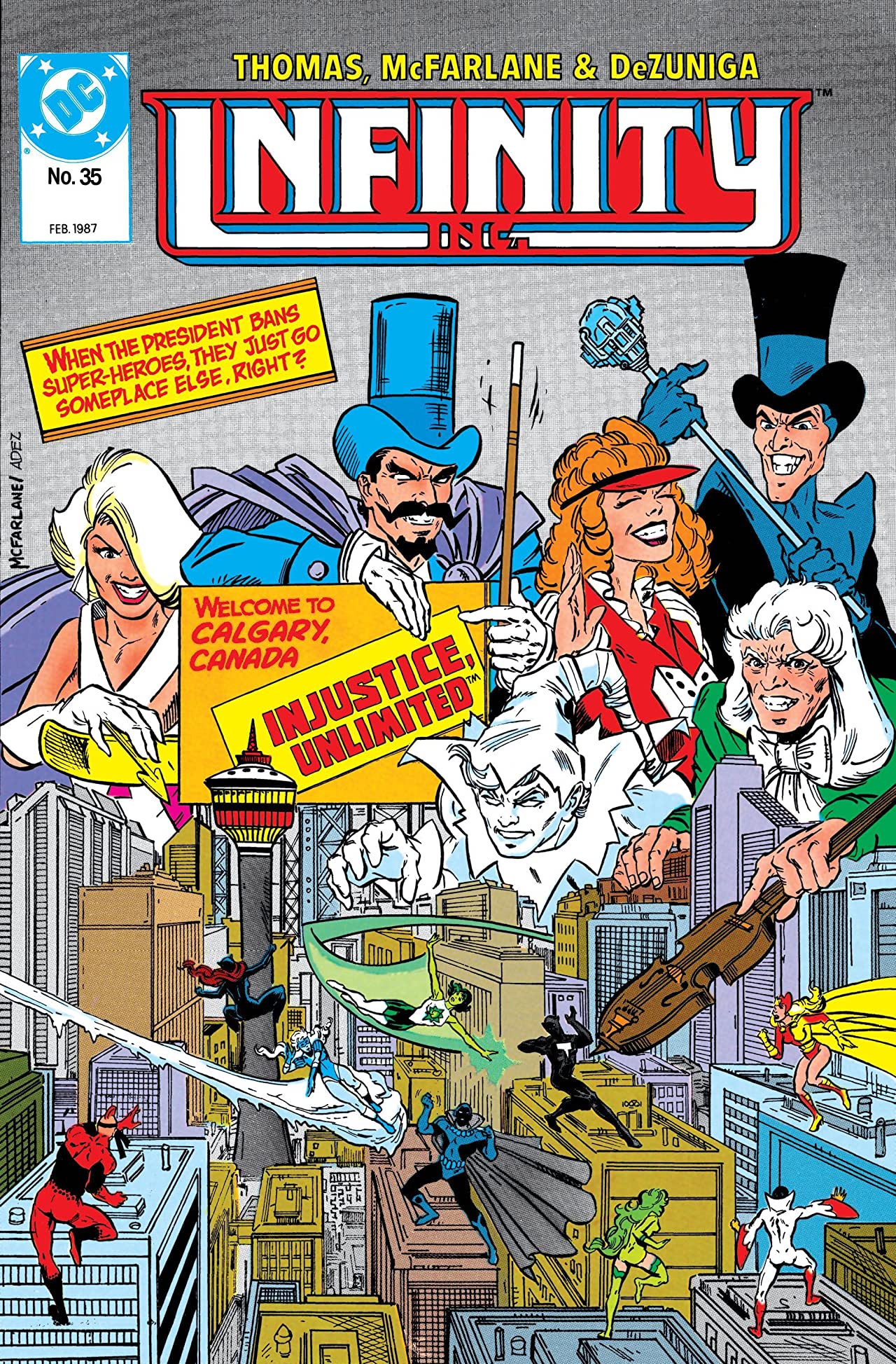 Infinity, Inc. #35 cover