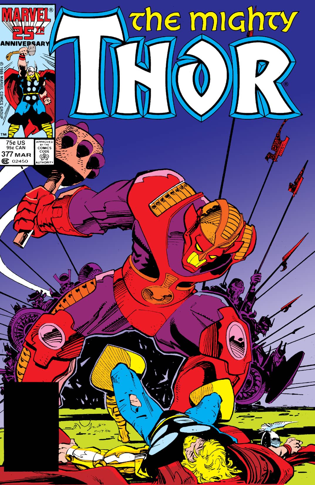 Thor #377 cover