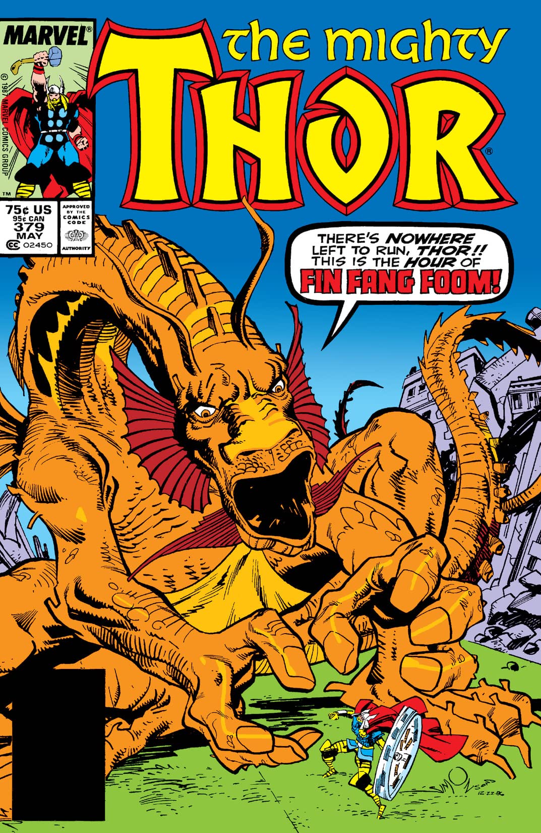 Thor #379 cover
