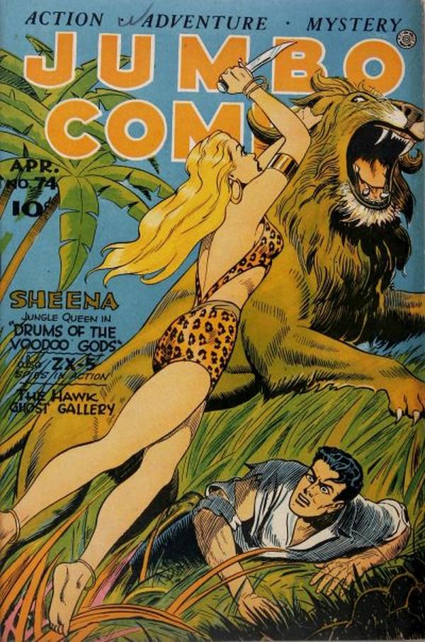 Jumbo Comics #74 cover