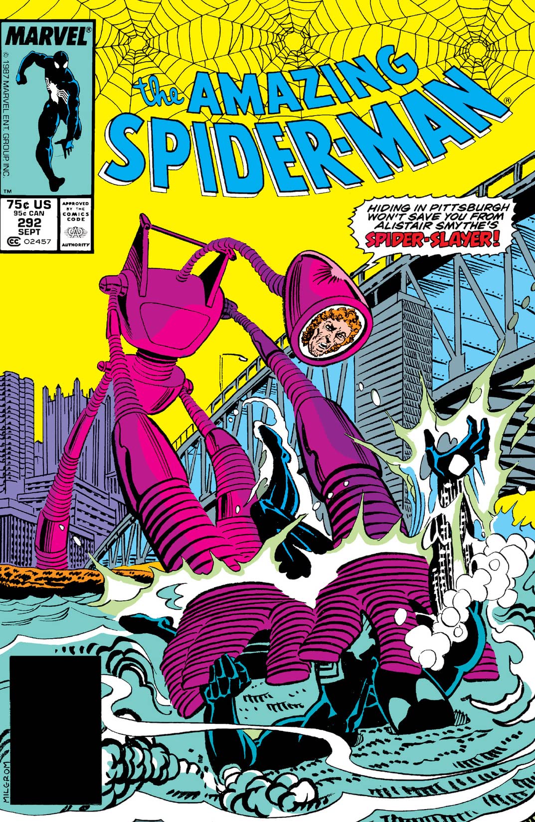 The Amazing Spider-Man #292 cover