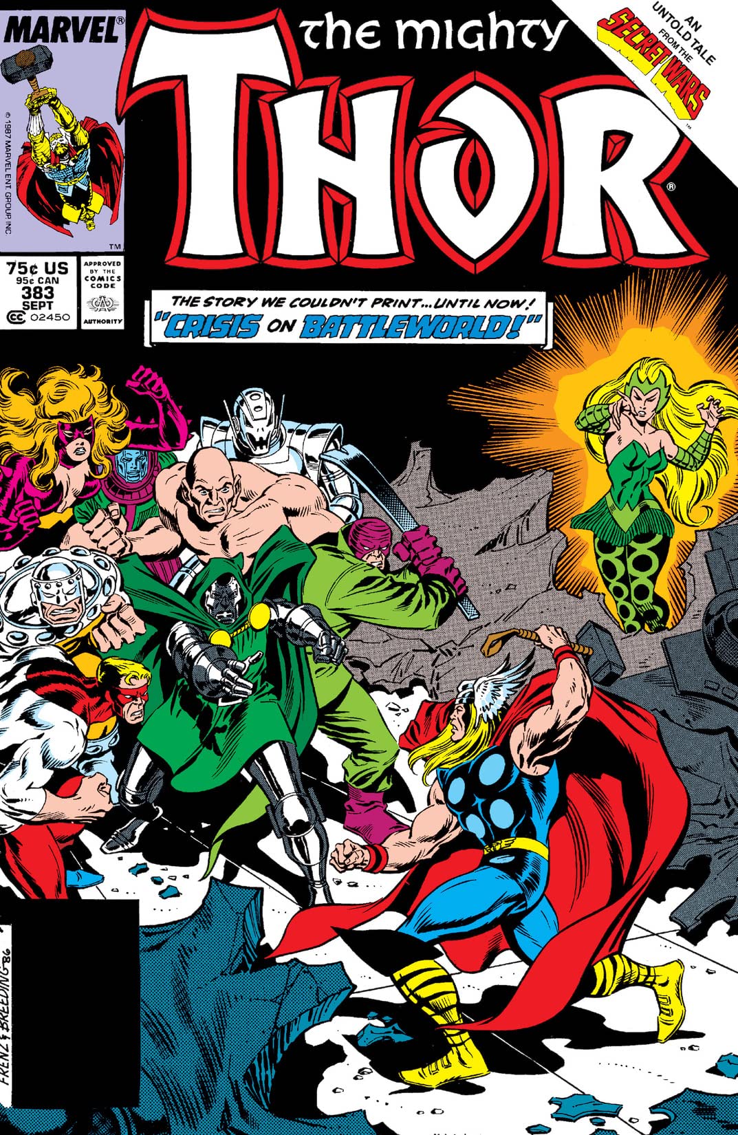 Thor #383 cover