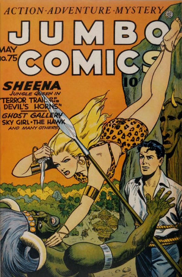 Jumbo Comics #75 cover