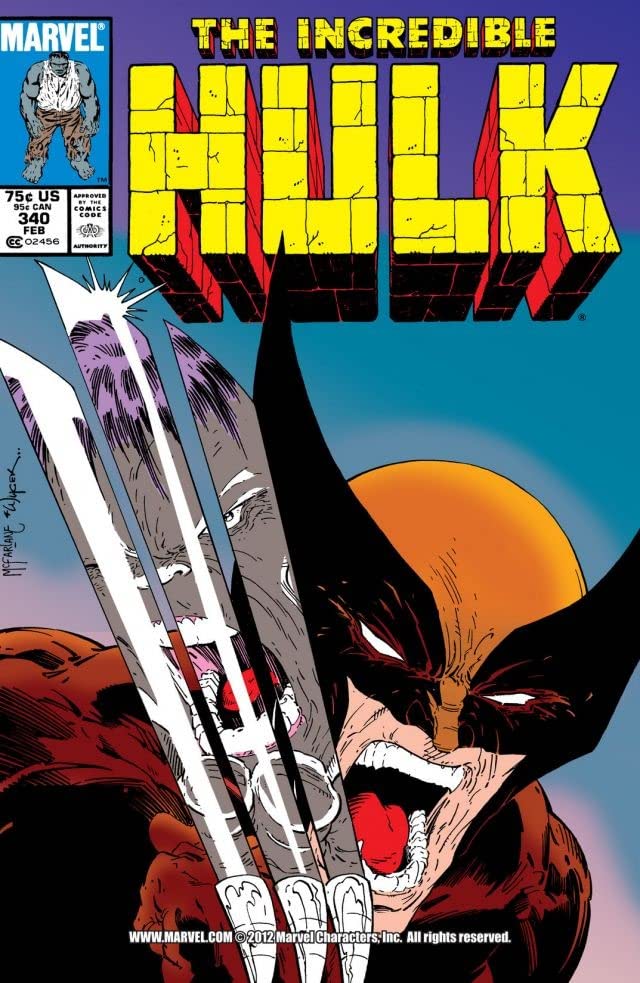 The Incredible Hulk #340 cover