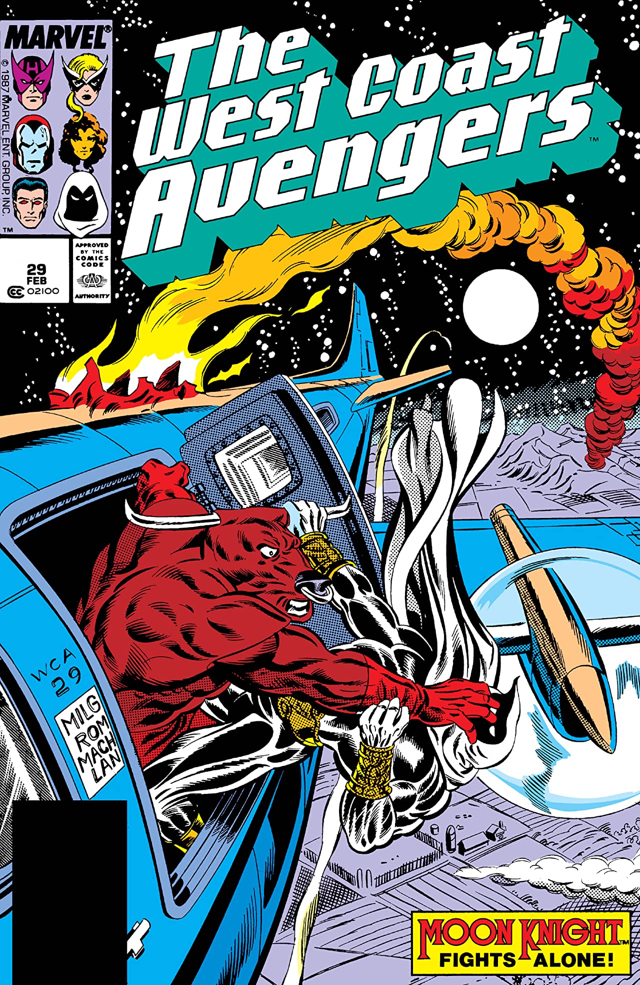 West Coast Avengers #29 cover