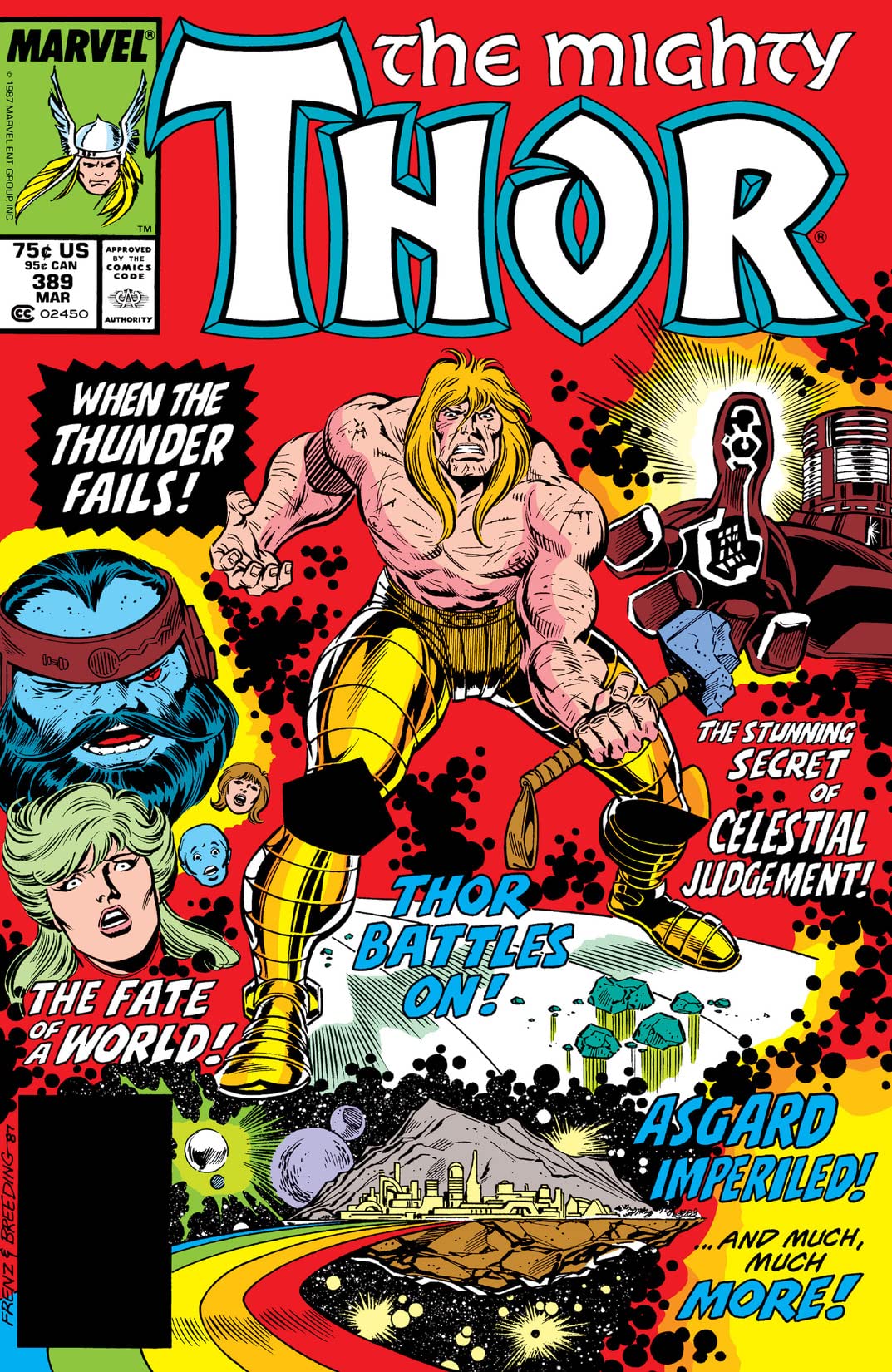 Thor #389 cover