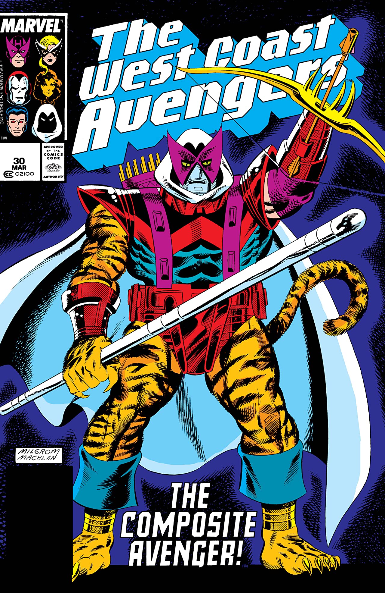 West Coast Avengers #30 cover