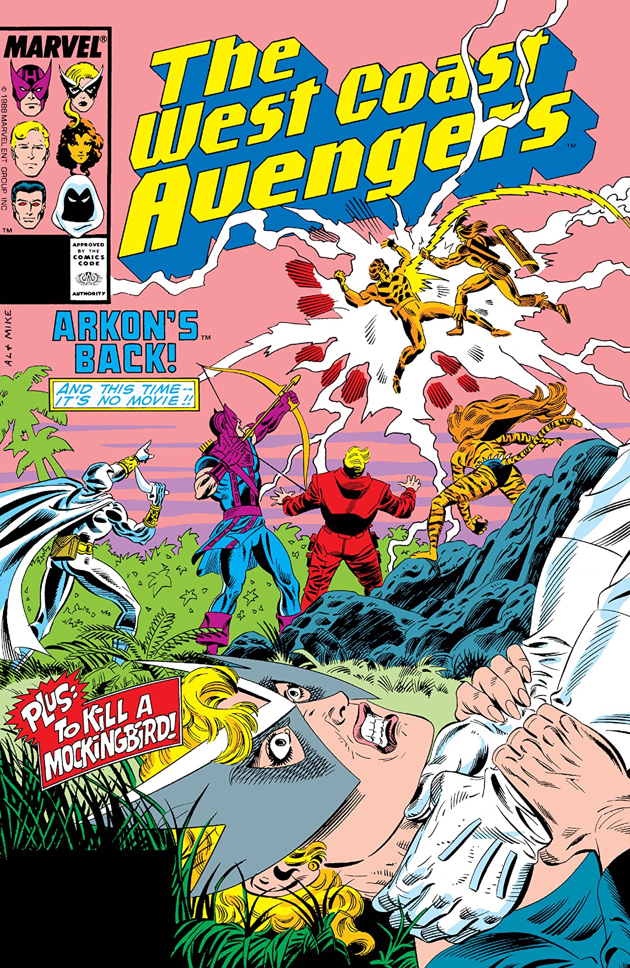 West Coast Avengers #31 cover