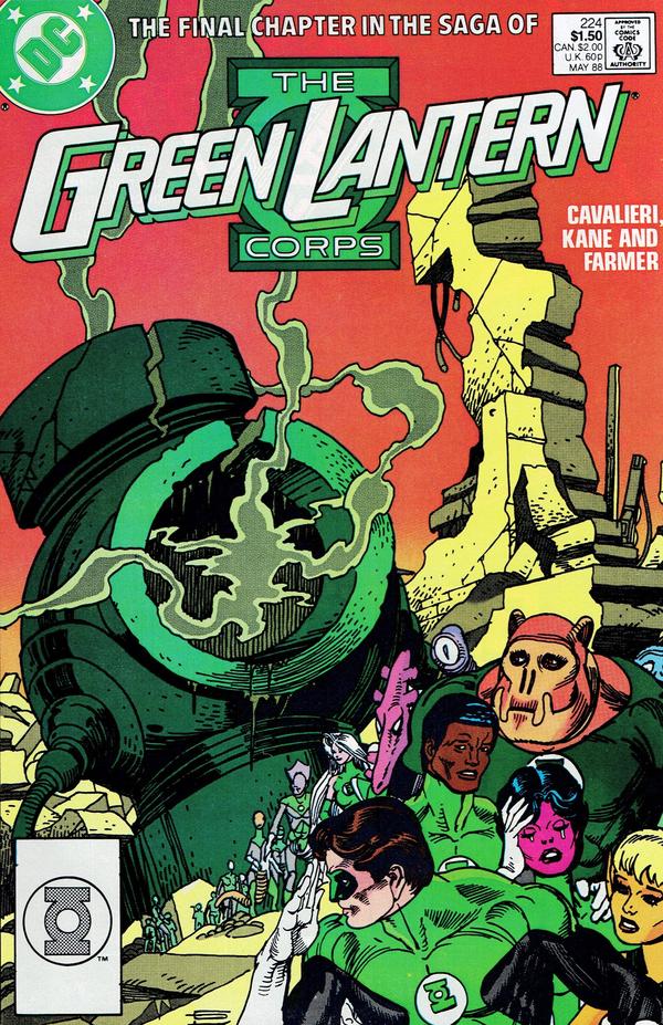 The Green Lantern Corps #224 cover