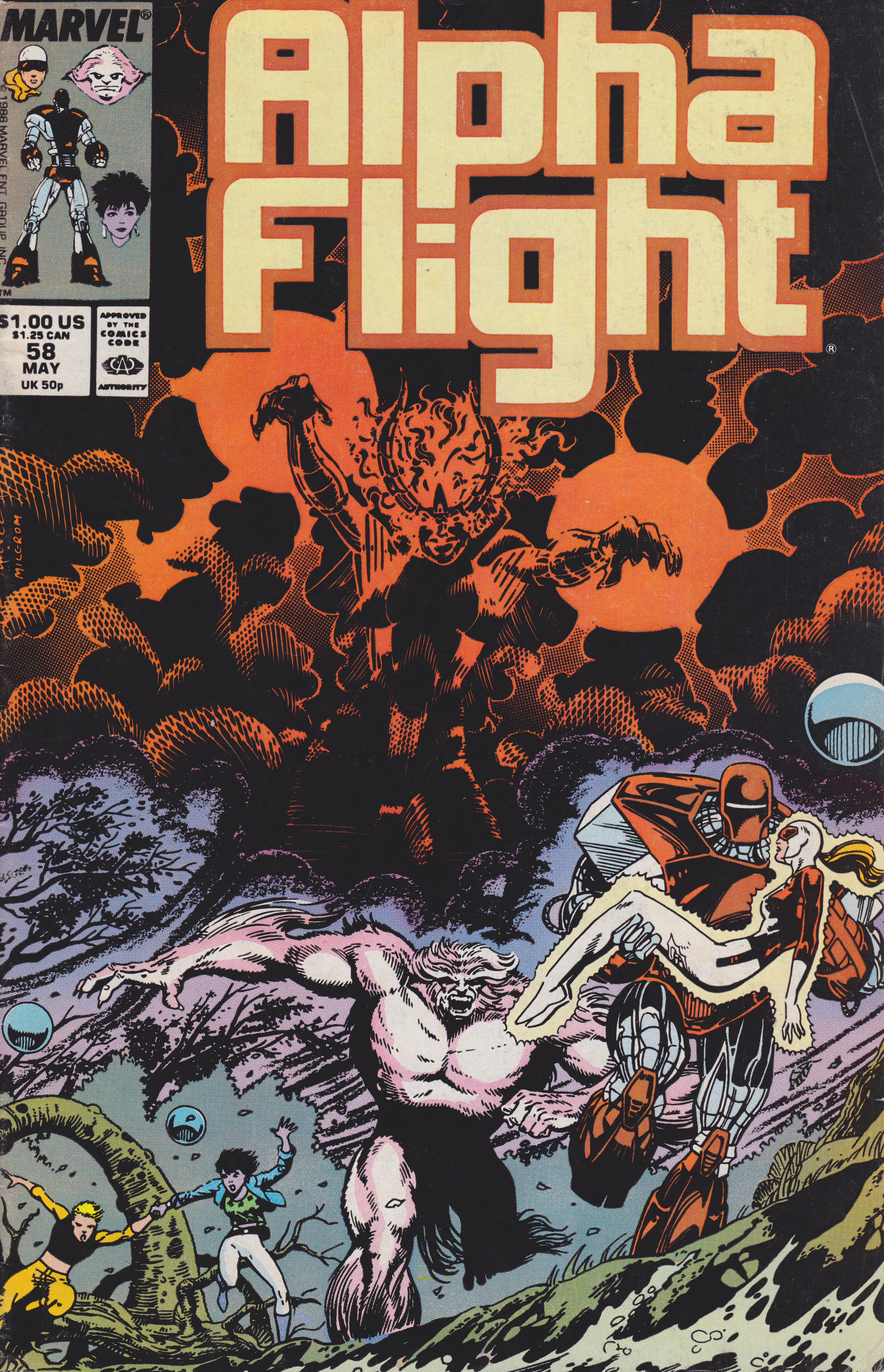 Alpha Flight #58 cover