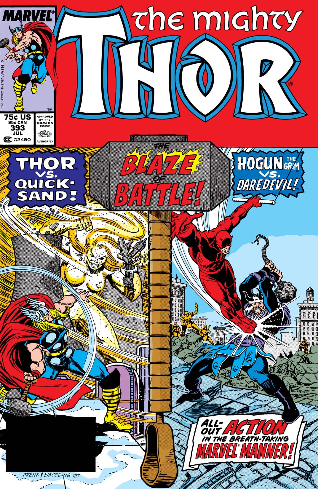 Thor #393 cover