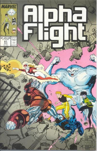 Alpha Flight #61 cover