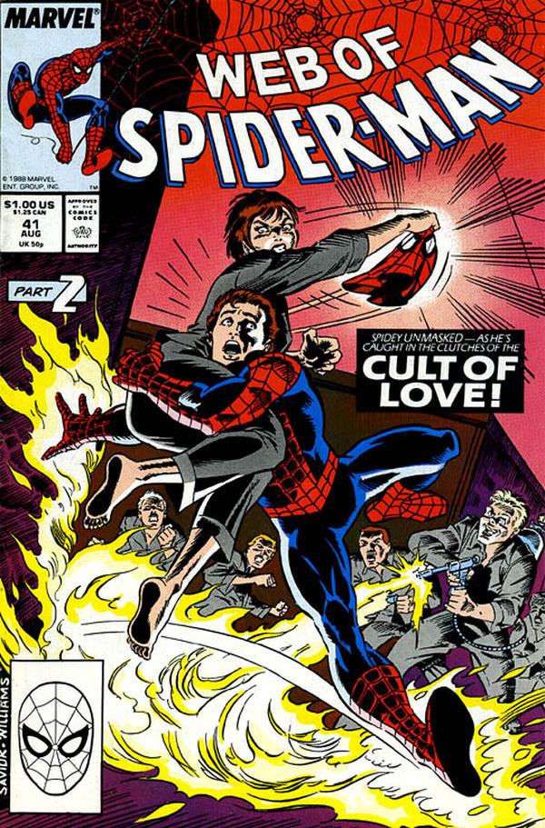 Web of Spider-Man #41 cover