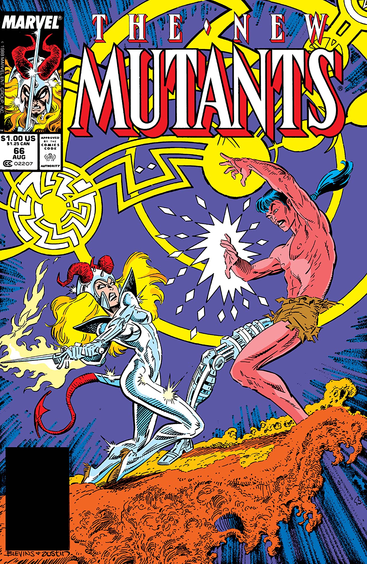 The New Mutants #66 cover