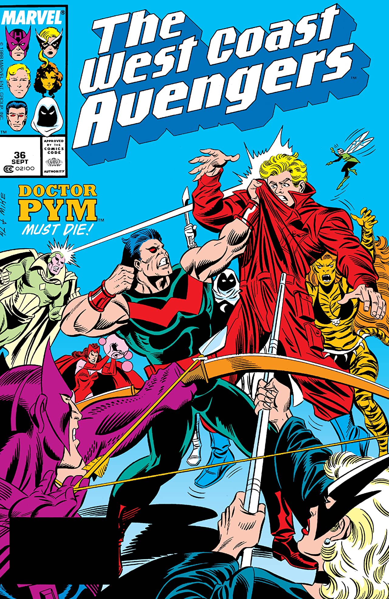 West Coast Avengers #36 cover