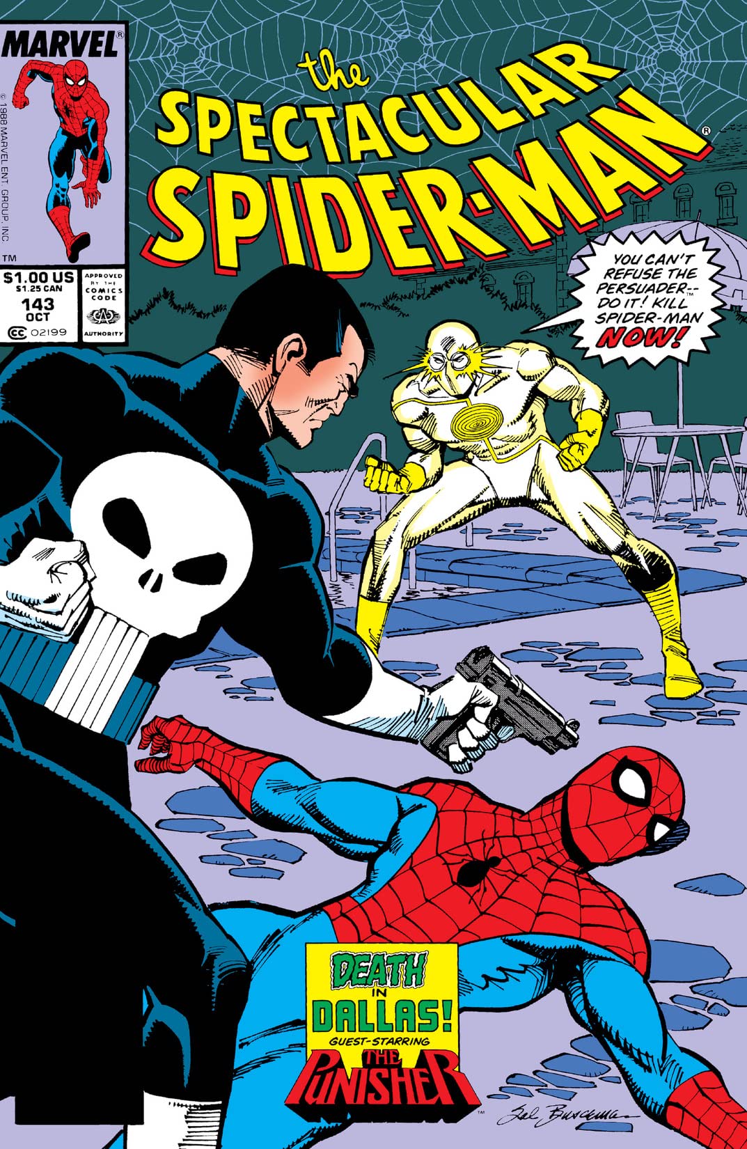 The Spectacular Spider-Man #143 cover