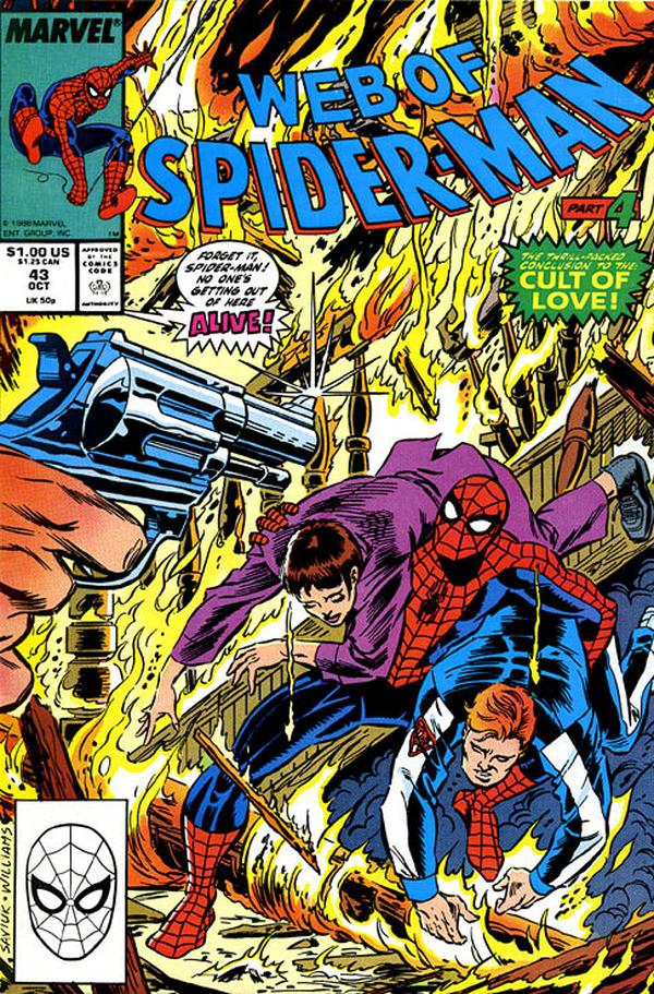 Web of Spider-Man #43 cover