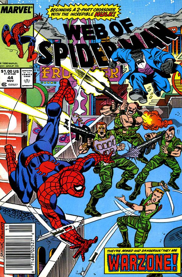 Web of Spider-Man #44 cover