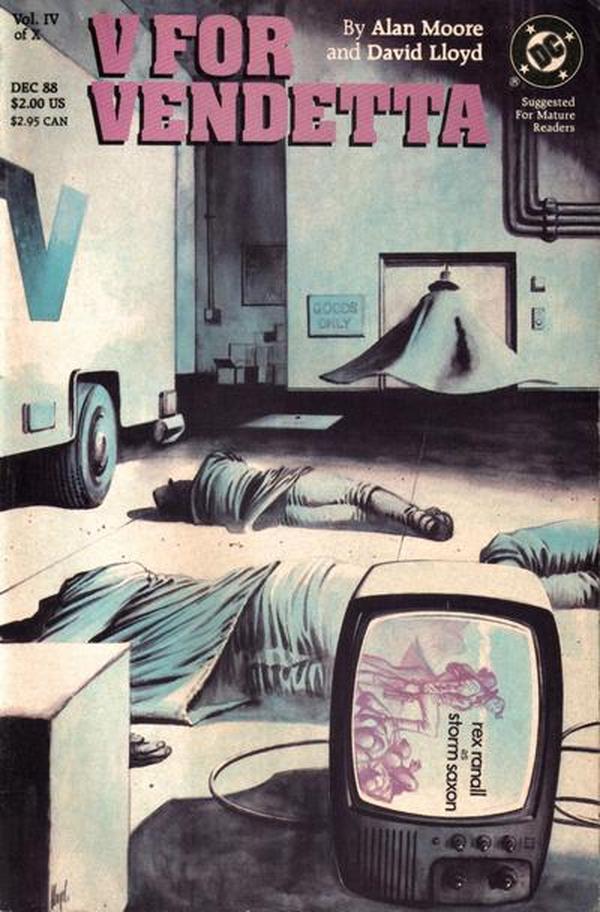 V for Vendetta #4 cover