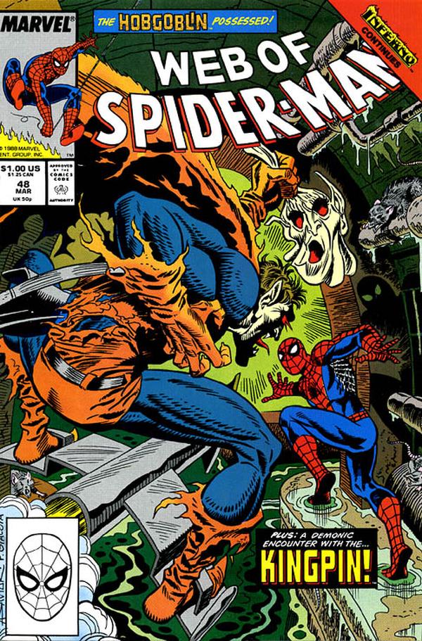 Web of Spider-Man #48 cover