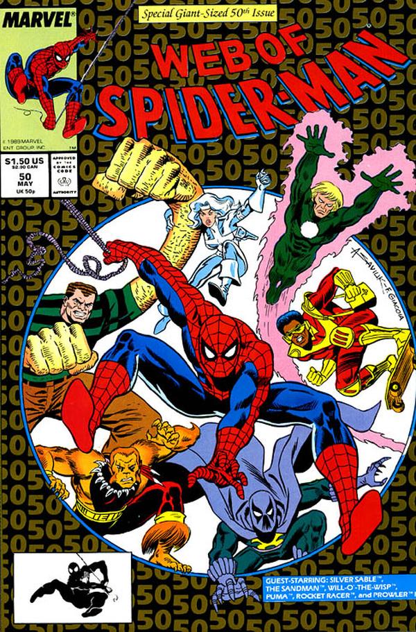 Web of Spider-Man #50 cover