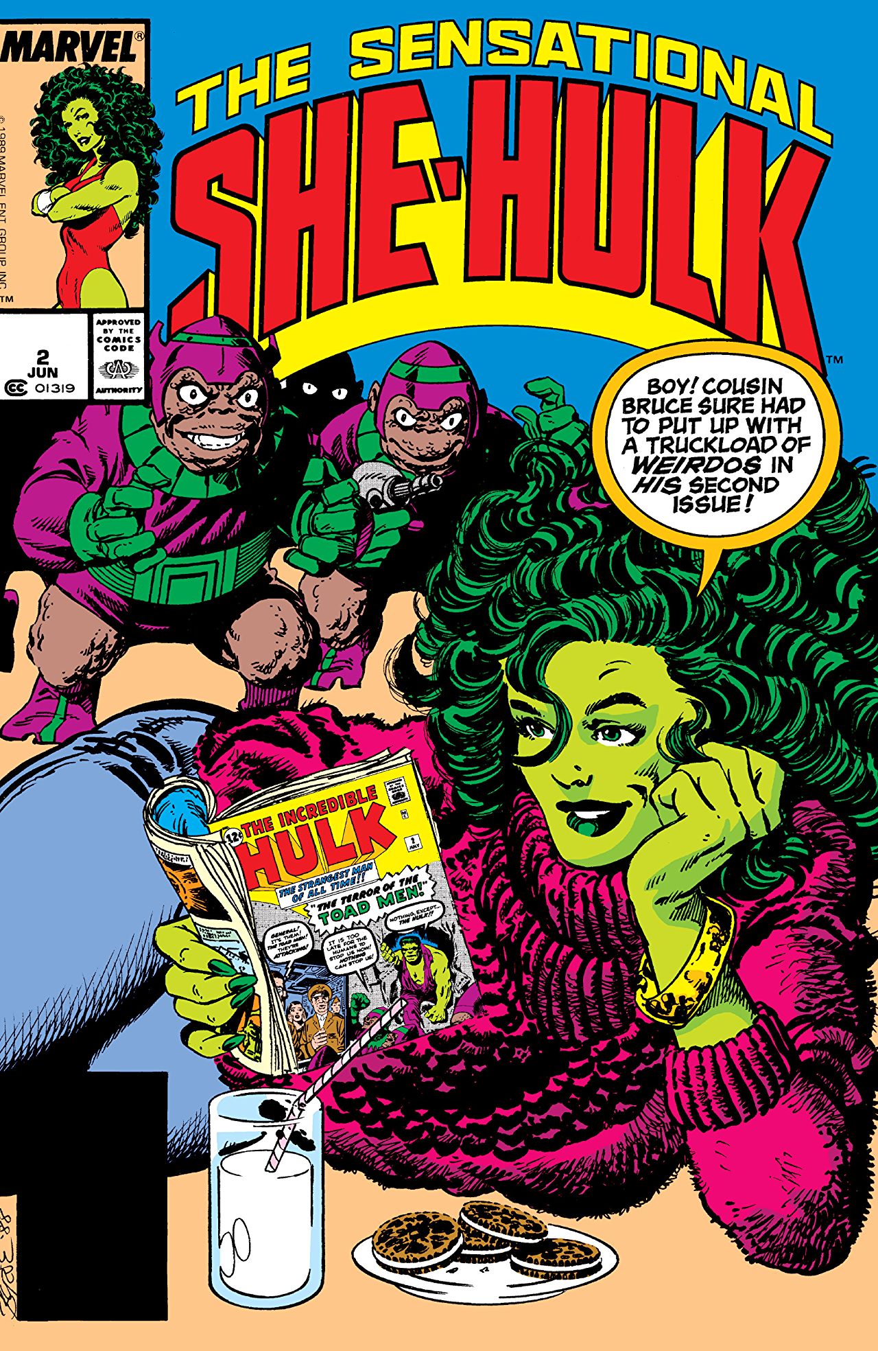 The Sensational She-Hulk #2 cover