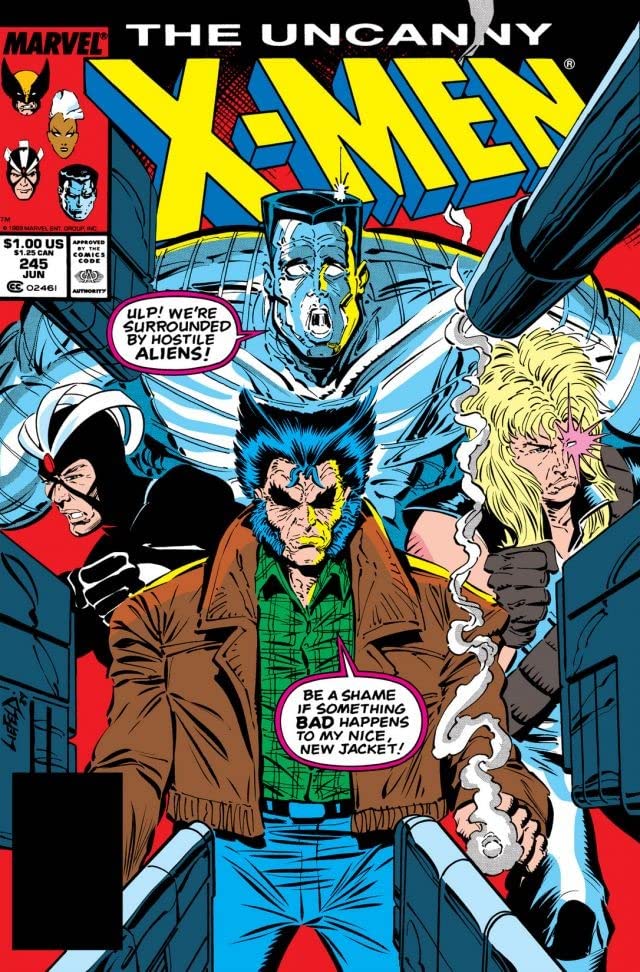The Uncanny X-Men #245 cover