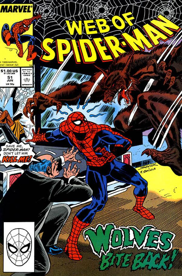 Web of Spider-Man #51 cover