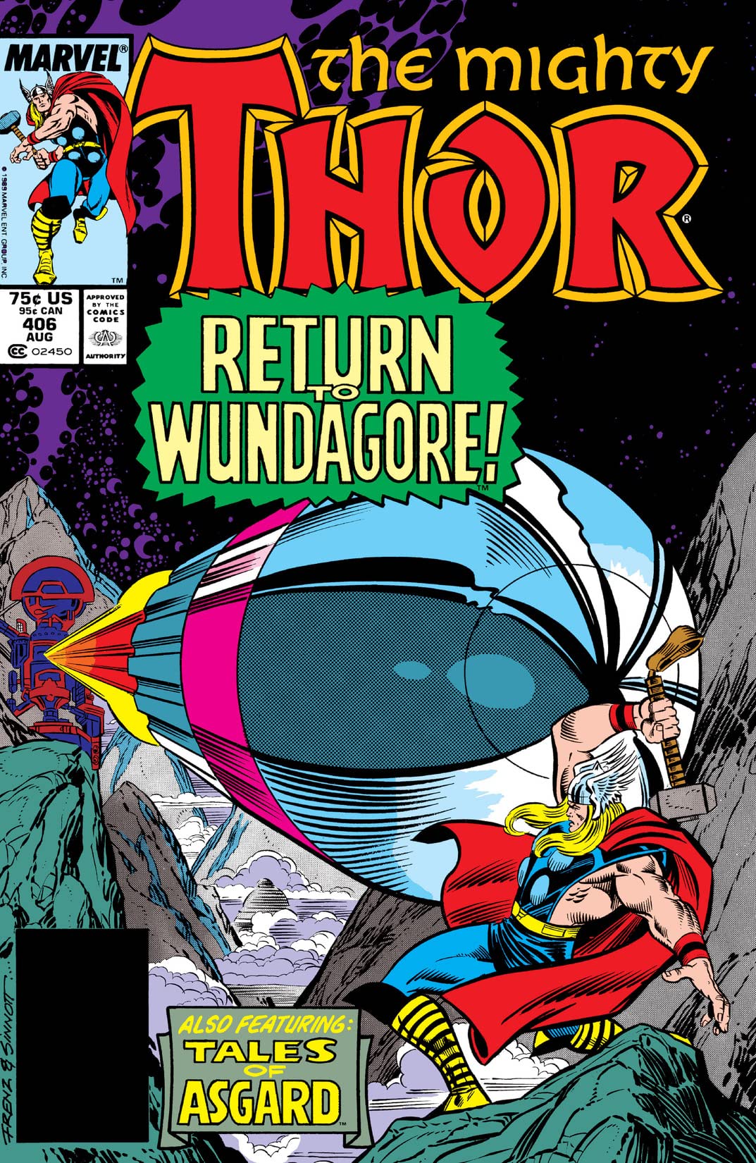 Thor #406 cover