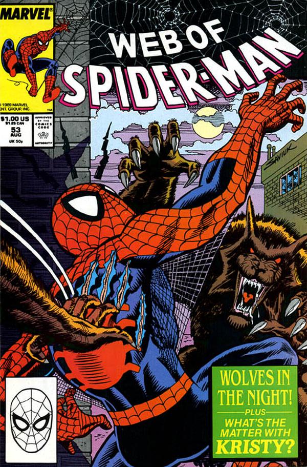 Web of Spider-Man #53 cover
