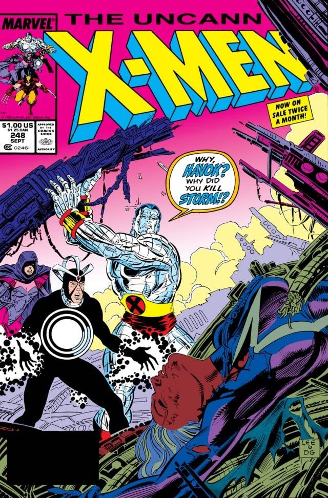 The Uncanny X-Men #248 cover