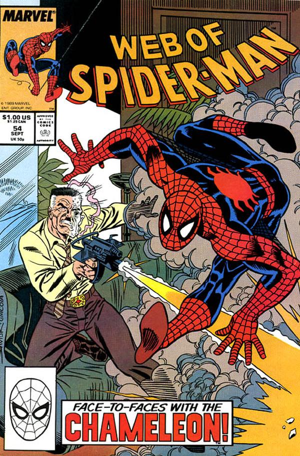 Web of Spider-Man #54 cover