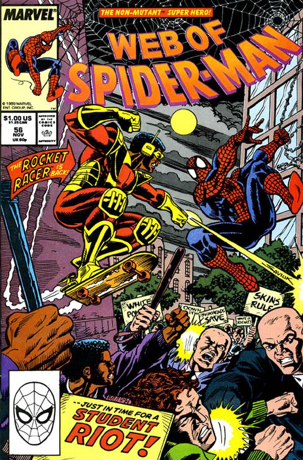 Web of Spider-Man #56 cover