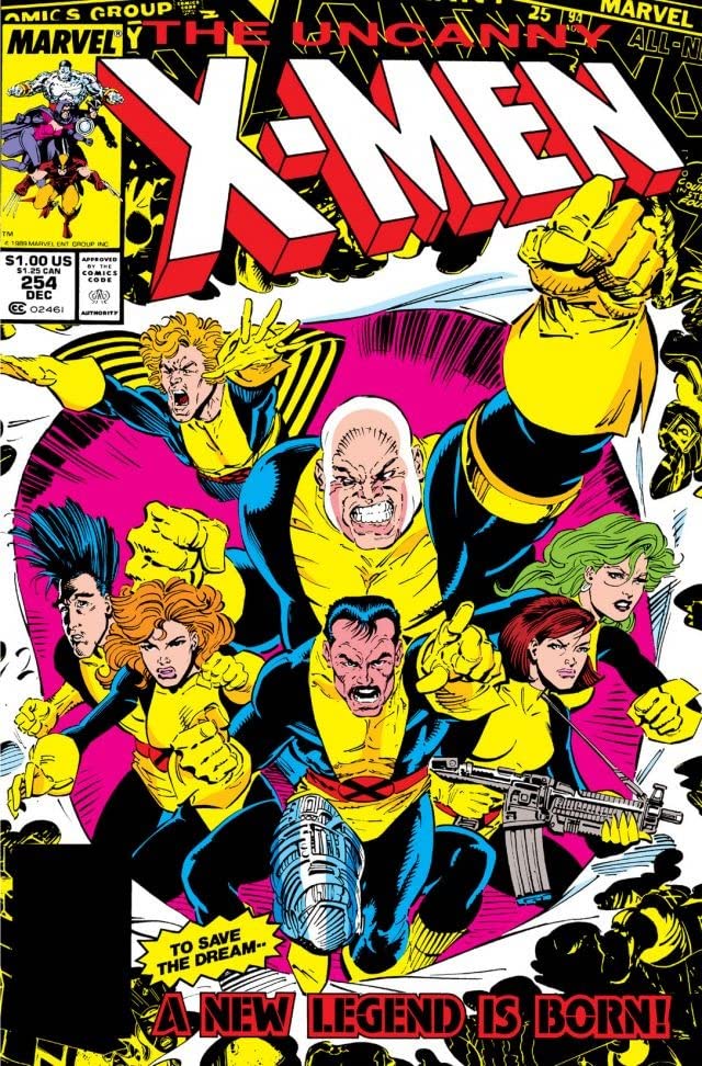The Uncanny X-Men #254 cover