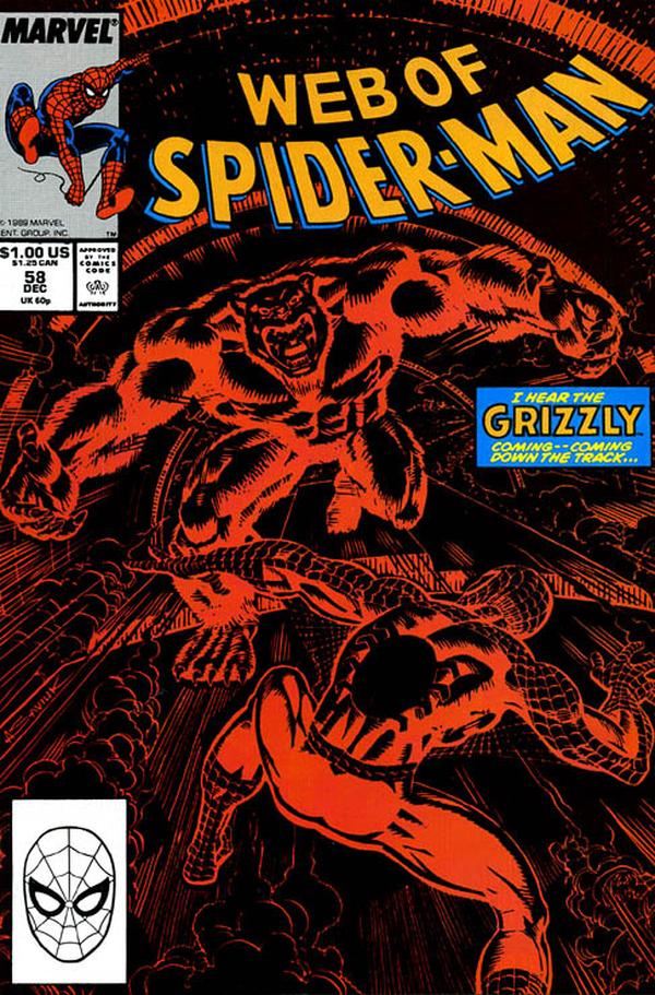 Web of Spider-Man #58 cover